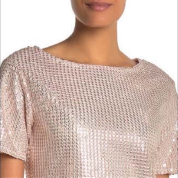 Laundry by Shelli Segal Sequined short sleeves dress - Picture 3 of 9